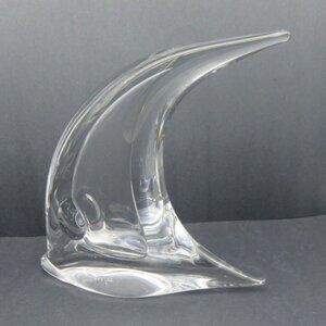 Mario Brogi Italy Glass Sail Fish 10" Signed and Numbered 22/750 Very Rare